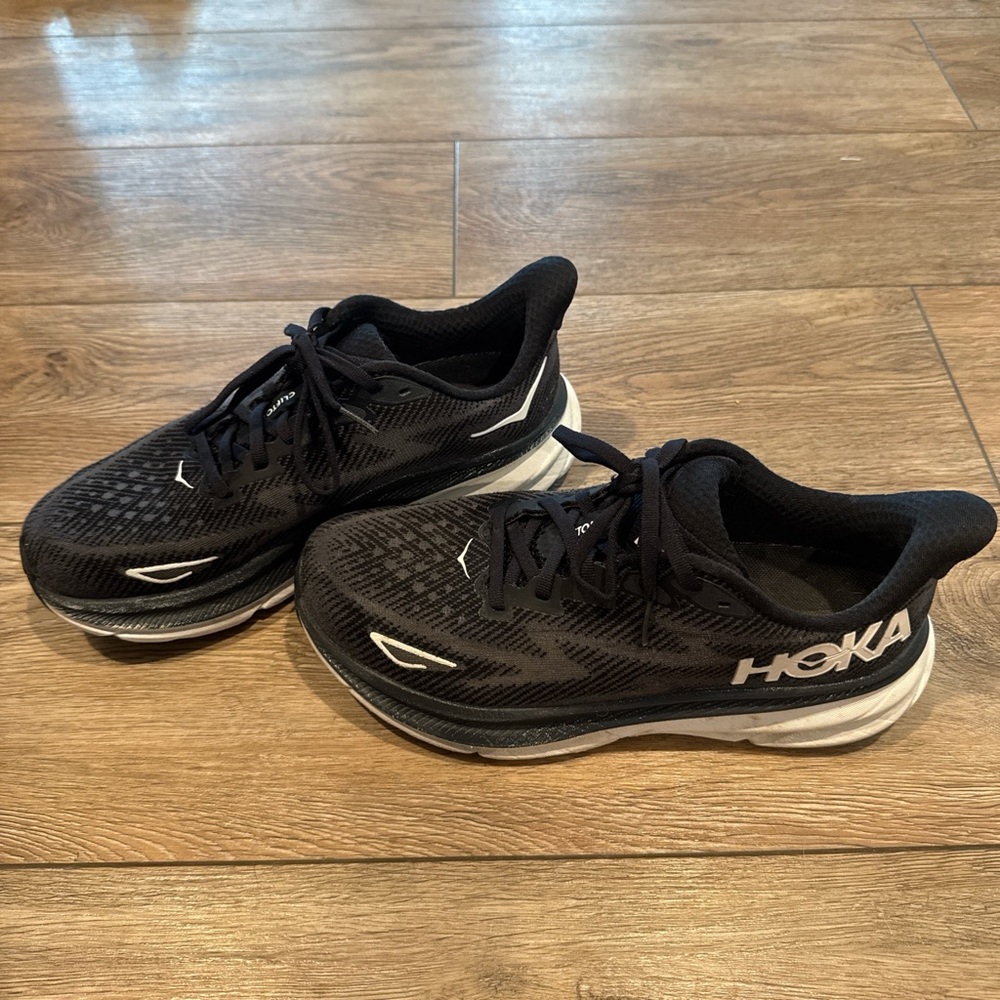 HOKA women's Black Running Shoes